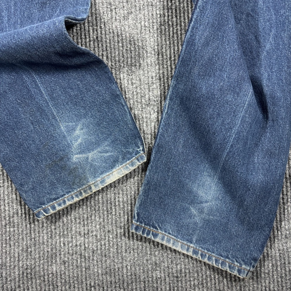 Levi Strauss 550 Relaxed Fit Jeans Men 38x34 Blue Y2K Vintage Black Batwing Tag - Picture 15 of 16